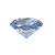 Diamante em Cristal de Vidro 4cm - Azul: Sabedoria - Imagem 1