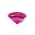 Diamante em Cristal de Vidro 3cm - Rosa Escuro: Intensidade e Paixão - Imagem 1