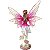 Fada com Bola de Cristal Mágica 23cm - Rosa - Imagem 4