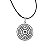 Colar Gargantilha Hécate Strophalos 22mm Cordão Fino - Prateado - Imagem 1