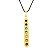 Colar Gargantilha 7 Chakras 33mm Cordão Fino - Dourado - Imagem 1