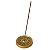 Incensário Redondo Dourado 9cm - Mandala Indiana - Imagem 3