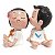 Casal Love Beijinho com Imã 6,5cm - Imagem 2