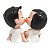 Casal Love Beijinho com Imã 6,5cm - Imagem 4