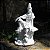 Deusa Kuan Yin Branca Sentada 16cm - Proteção Espiritual e Energia de Compaixão - Imagem 2
