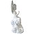 Deusa Kuan Yin Branca Sentada ao Luar 19cm - Sabedoria Divina - Imagem 4