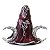Estátua Deusa Gaia Mãe Terra Triluna Wicca 13cm - Marsala - Imagem 4