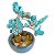 Mini Bonsai de Pedra Turquesa 10cm - Proteção, Comunicação e Alinhamento Espiritual - Imagem 2