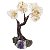 Árvore de Cristal Citrino com Drusa de Ametista P 12cm - Prosperidade e Vitalidade - Imagem 1