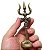 Tridente de Shiva em Metal 12,5cm - Trishula Sagrado Hindu - Imagem 3