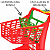 Carrinho Market 872 Vermelho - Imagem 3