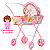 Carrinho de Boneca Deitado Berco B4 Mepkids - Imagem 3