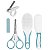 Kit Cuidados Higiene BABY 5239 Azul Buba - Imagem 1