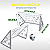 Kit 2 Mini Traves Infantil + 1 Bola De Futebol + 2 Barreiras - Imagem 6