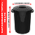 Lixeira Preta Cesto De Lixo Grande Cozinha 60 Litros Reforçado - Imagem 3