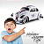 Fusca Grande Infantil Herbie Hobby Rebaixado com Rodas Cromadas Brinquedo - Imagem 6