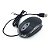 Mouse Usb simples Com Fio Óptico Black Led vermelho Pc Notebook - Imagem 1