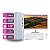 Computador PC Master Completo Slim branco Core i5 16gb 1tb ssd sata Monitor de 19 - Imagem 1