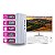 Computador PC Master Completo Slim branco Core i5 16gb 512gb ssd sata Monitor de 19 - Imagem 1