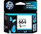 Cartucho HP 664 Colorido Original (F6V28AB) Para HP Deskjet - Imagem 1