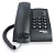 Telefone Intelbras Pleno C/ Fio, S/ Chave De Bloqueio, Preto - Imagem 1