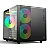 Gabinete Gamer C3Tech Gaming Aquarius MT-G710BK, Mini Tower, Micro ATX, Lateral em Vidro Temperado, Preto - MT-G710BK - Imagem 1
