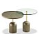 MESA PILL I I GLASS - MERIDIANO - Imagem 1