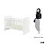Berço Simples com Grade Multifuncional para Quarto de Bebê Frete - Imagem 5