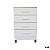 Cômoda Quarto Multiuso Compacta 4 Gavetas Frete - Imagem 11