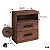 Kit 2 Mesas de Cabeceira Criado Compacto Quarto Cama Frete - Imagem 6