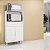 Balcão Armário Organizador Microondas e Forno Duplo - Imagem 1