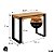 Mesa Escrivaninha Home Office Pequena Notebook Quarto Estudo - Imagem 2