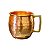 Caneca Barril Cobre Martelada Alça Bronze Moscow Mule 450ml - Imagem 1