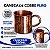 Caneca Cobre Puro Sem Verniz Uso Medicinal Martelada - 350ml - Imagem 3