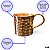 Caneca Moscow Mule Cobre Puro Martelada - 350ml - Imagem 6