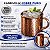 Caneca Moscow Mule Cobre Puro Martelada - 350ml - Imagem 3
