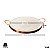 Forma de Pedra Sabão Alça de Cobre para Pizza e Carne - 27cm - Imagem 3