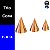 Kit 3 Cones de Cobre Energia Radiônica Radiestesia - P M G - Imagem 4