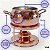 Conjunto para Fondue Rechaud em Cobre Puro Artesanal 1900ml - Imagem 7