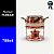 Conjunto para Fondue Rechaud em Cobre Puro Artesanal 700ml - Imagem 5