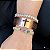 Bracelete Pulseira Cobre Puro Masculina Feminina Cruz Cristo - Imagem 4