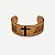 Bracelete Pulseira Cobre Puro Masculina Feminina Cruz Cristo - Imagem 1