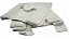 Sacola Reciclada Branca 45 cm x 60 cm Pacote 5 kg - Imagem 1