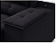 Sofá Estilo Moderno - 2,30m - Velosuede (Preto) - Imagem 3
