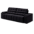 Sofá Estilo Moderno - 2,30m - Velosuede (Preto) - Imagem 6