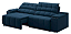 Sofá Estilo Moderno - 2,30m - Velosuede (Petroleo) - Imagem 2