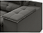 Sofá Estilo Moderno - 2,30m - Velosuede (Cinza) - Imagem 3