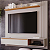Painel - Plus - com nicho - Off White/Nature - Imagem 1