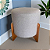 Puff - Redondo - Linho (Bronze) - Imagem 1