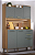 Cozinha Compacta 351 - 6P - 1,20M  - Cinza Supremo - Imagem 1